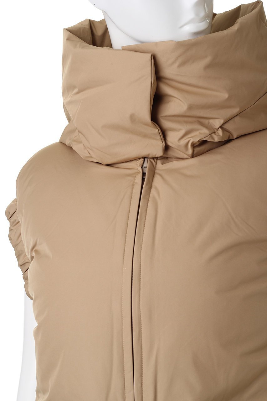 【ミディウミソリッド/MIDIUMISOLID】のdown vest/ダウンベスト 人気、トレンドファッション・服の通販 founy(ファニー) 　ファッション　Fashion　レディースファッション　Fashion for Women　アウター　Coat / Outerwear Collection　レディースジャケット・軽アウター　Jackets　コンパクト　Compact, Small Size　シャーリング　Shirring, Ruched　ジャケット　Jacket, Outerwear　ダウン　Down, Puffer　ベスト　Vest, Waistcoat　ベーシック　Basic, Essential　other-5|ID: prp329100004814722 ipo3291000000034969992