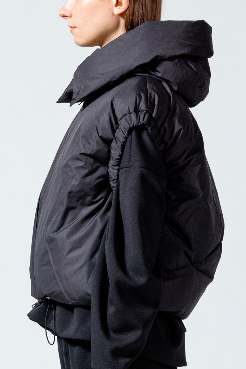 【ミディウミソリッド/MIDIUMISOLID】のdown vest/ダウンベスト 人気、トレンドファッション・服の通販 founy(ファニー) 　ファッション　Fashion　レディースファッション　Fashion for Women　アウター　Coat / Outerwear Collection　レディースジャケット・軽アウター　Jackets　コンパクト　Compact, Small Size　シャーリング　Shirring, Ruched　ジャケット　Jacket, Outerwear　ダウン　Down, Puffer　ベスト　Vest, Waistcoat　ベーシック　Basic, Essential　other-8|ID: prp329100004814722 ipo3291000000034969995