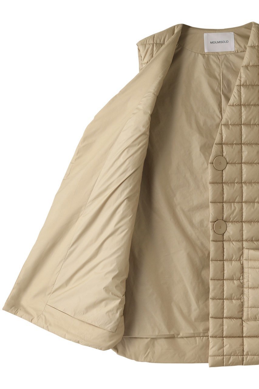 【ミディウミソリッド/MIDIUMISOLID】のquilting vest/ベスト 人気、トレンドファッション・服の通販 founy(ファニー) 　ファッション　Fashion　レディースファッション　Fashion for Women　アウター　Coat / Outerwear Collection　レディースジャケット・軽アウター　Jackets　キルティング　Quilted, Quilting　ジャケット　Jacket, Outerwear　トレンド　Trend, Trending Now　ビッグ　Big, Oversized　ベスト　Vest, Waistcoat　ポケット　Pocket, Pocket Detail　other-6|ID: prp329100004814723 ipo3291000000035878265
