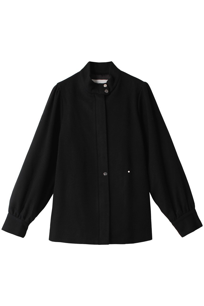 【ミディウミソリッド/MIDIUMISOLID】のstand collar zip JK/ジャケット インテリア・キッズ・メンズ・レディースファッション・服の通販 founy(ファニー) ファッション Fashion レディースファッション Fashion for Women アウター Coat / Outerwear Collection レディースジャケット・軽アウター Jackets ジャケット Jacket, Outerwear ブラック|ID: prp329100004814724 ipo3291000000034970008