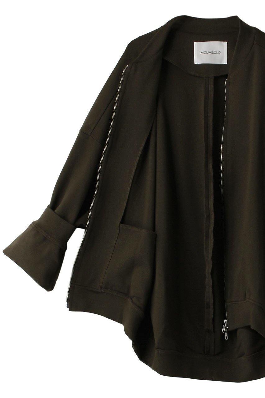 【ミディウミソリッド/MIDIUMISOLID】のwide fit blouson ブルゾン 人気、トレンドファッション・服の通販 founy(ファニー) 　ファッション　Fashion　レディースファッション　Fashion for Women　アウター　Coat / Outerwear Collection　レディースジャケット・軽アウター　Jackets　ブルゾンジャケット・スポーティアウター　Blouson Jackets　シンプル　Simple, Minimal　ジャケット　Jacket, Outerwear　ストレッチ　Stretch, Stretchy Fabric　ブルゾン　Blouson, Bomber Jacket　other-6|ID: prp329100004814726 ipo3291000000034970034