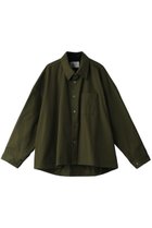 【ミディウミソリッド/MIDIUMISOLID】のチェックワイドシャツジャケット 人気、トレンドファッション・服の通販 founy(ファニー) ファッション Fashion レディースファッション Fashion for Women アウター Coat / Outerwear Collection レディースジャケット・軽アウター Jackets シンプル Simple, Minimal ジャケット Jacket, Outerwear フレア Flare, Flared thumbnail カーキ|ID: prp329100004814727 ipo3291000000034970038