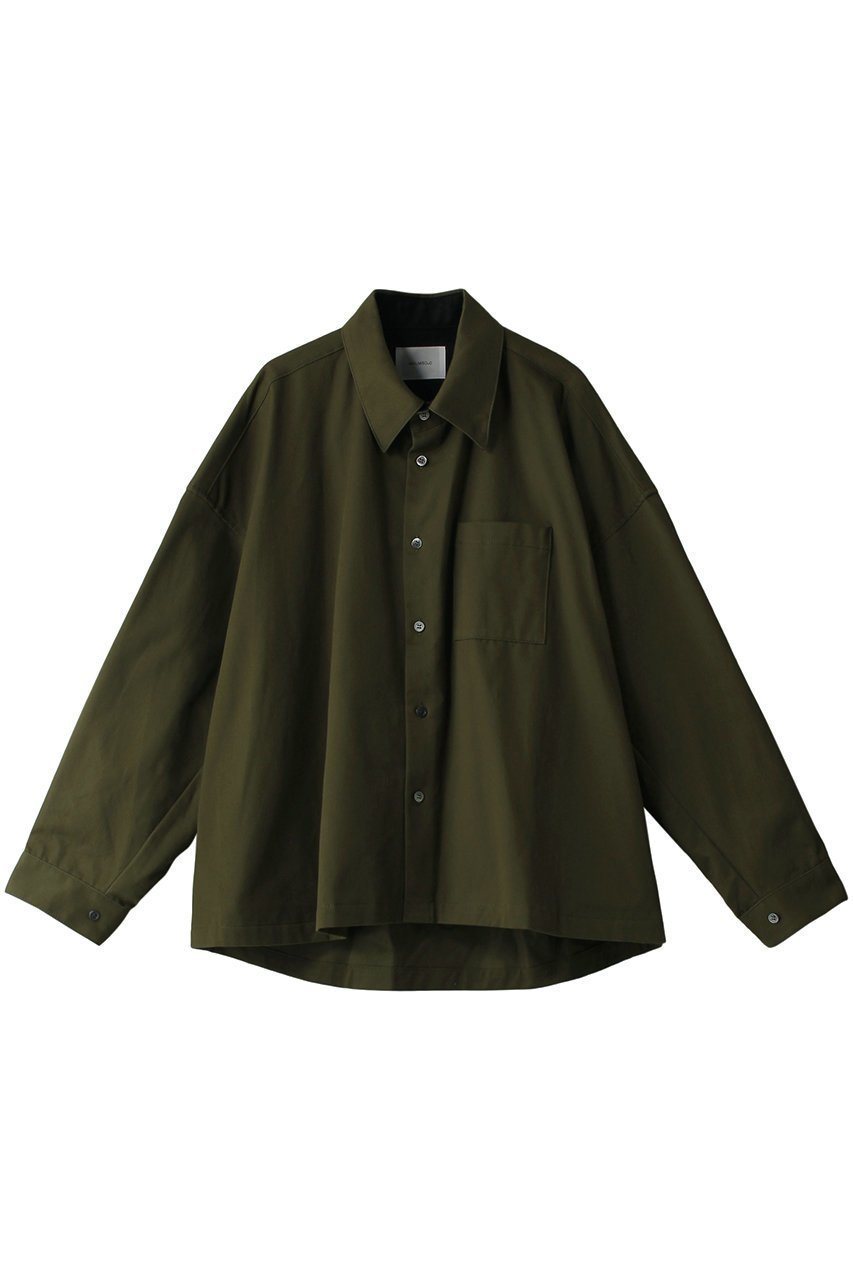 【ミディウミソリッド/MIDIUMISOLID】のチェックワイドシャツジャケット インテリア・キッズ・メンズ・レディースファッション・服の通販 founy(ファニー) 　ファッション　Fashion　レディースファッション　Fashion for Women　アウター　Coat / Outerwear Collection　レディースジャケット・軽アウター　Jackets　シンプル　Simple, Minimal　ジャケット　Jacket, Outerwear　フレア　Flare, Flared　カーキ|ID: prp329100004814727 ipo3291000000034970038