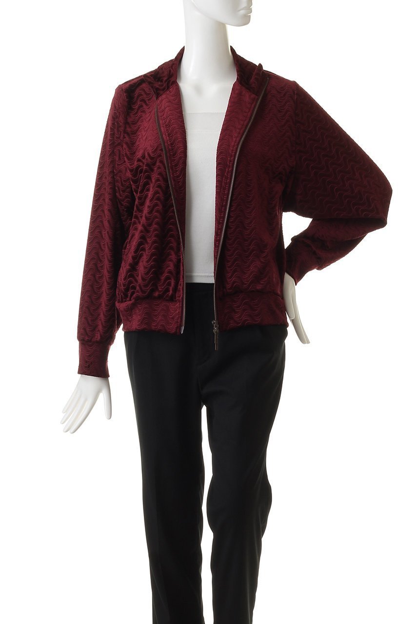 【ミディウミソリッド/MIDIUMISOLID】のピンティングベロアブルゾン 人気、トレンドファッション・服の通販 founy(ファニー) 　ファッション　Fashion　レディースファッション　Fashion for Women　アウター　Coat / Outerwear Collection　レディースジャケット・軽アウター　Jackets　ブルゾンジャケット・スポーティアウター　Blouson Jackets　おすすめ　Recommended / Our Picks　ウェーブ　Wavy Pattern　ジャケット　Jacket, Outerwear　セットアップ　Set-Up, Coordinated Outfit　ブルゾン　Blouson, Bomber Jacket　ベロア　Velour, Soft Velvet　秋　Autumn　other-7|ID: prp329100004814728 ipo3291000000035944272