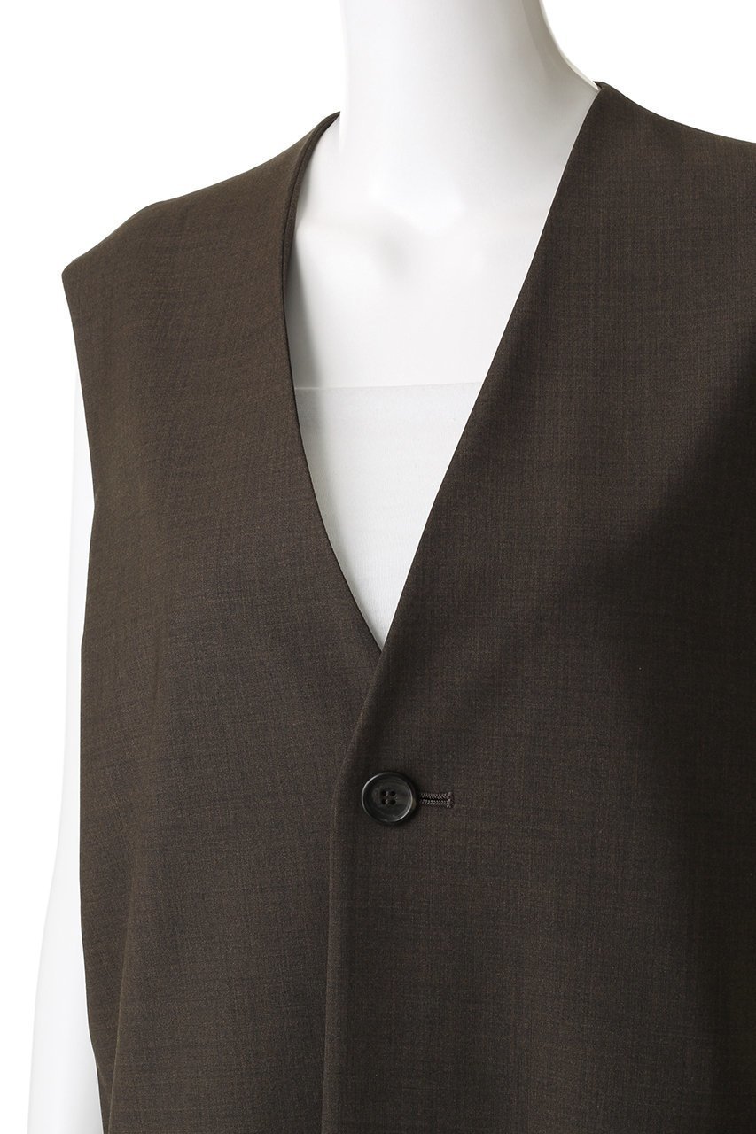 【ミディウミソリッド/MIDIUMISOLID】のノーカラーワイドロングベスト 人気、トレンドファッション・服の通販 founy(ファニー) ファッション Fashion レディースファッション Fashion for Women アウター Coat / Outerwear Collection レディースジャケット・軽アウター Jackets シンプル Simple, Minimal ジャケット Jacket, Outerwear ベスト Vest, Waistcoat エレガント 上品 Elegant other-5|ID: prp329100004814729 ipo3291000000034970063