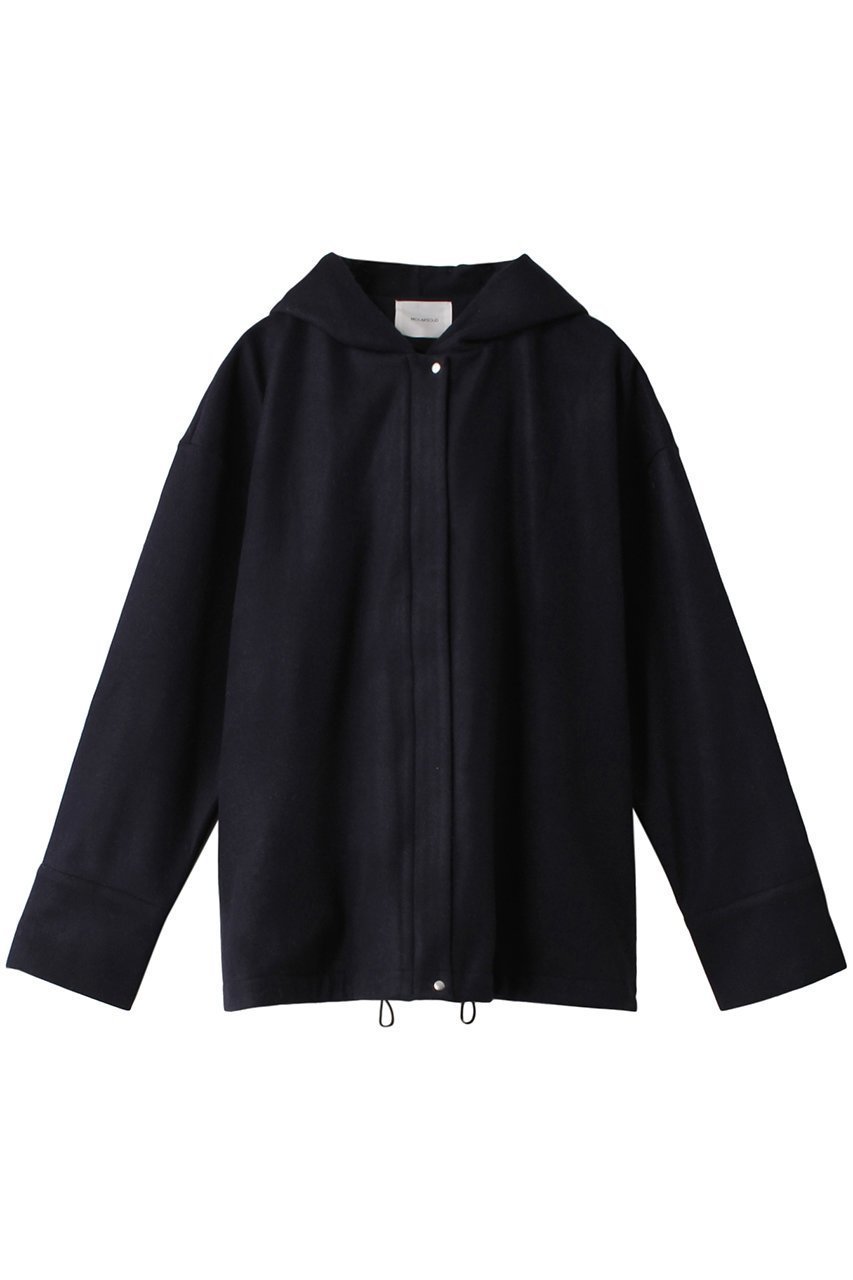 【ミディウミソリッド/MIDIUMISOLID】のフード付きジャケット インテリア・キッズ・メンズ・レディースファッション・服の通販 founy(ファニー) ファッション Fashion レディースファッション Fashion for Women アウター Coat / Outerwear Collection レディースジャケット・軽アウター Jackets インナー Innerwear ジャケット Jacket, Outerwear 冬 Winter / This Winter 秋 Autumn ネイビー|ID: prp329100004814730 ipo3291000000034970067