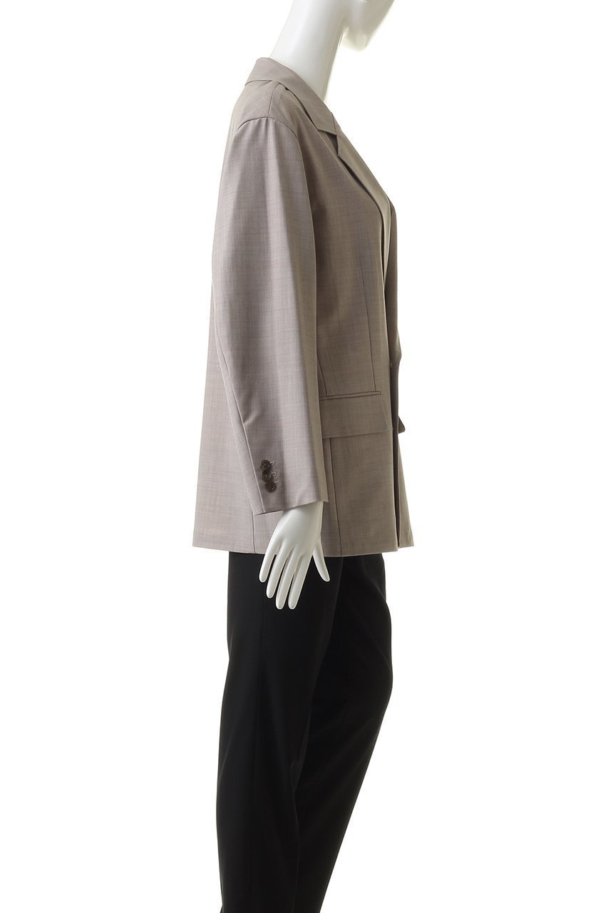 【ミディウミソリッド/MIDIUMISOLID】のテーラードダブルブレストジャケット 人気、トレンドファッション・服の通販 founy(ファニー) 　ファッション　Fashion　レディースファッション　Fashion for Women　アウター　Coat / Outerwear Collection　レディースジャケット・軽アウター　Jackets　おすすめ　Recommended / Our Picks　ジャケット　Jacket, Outerwear　ストレッチ　Stretch, Stretchy Fabric　セットアップ　Set-Up, Coordinated Outfit　ダブル　Double, Double-Breasted　エレガント 上品　Elegant　other-3|ID: prp329100004814731 ipo3291000000034970081