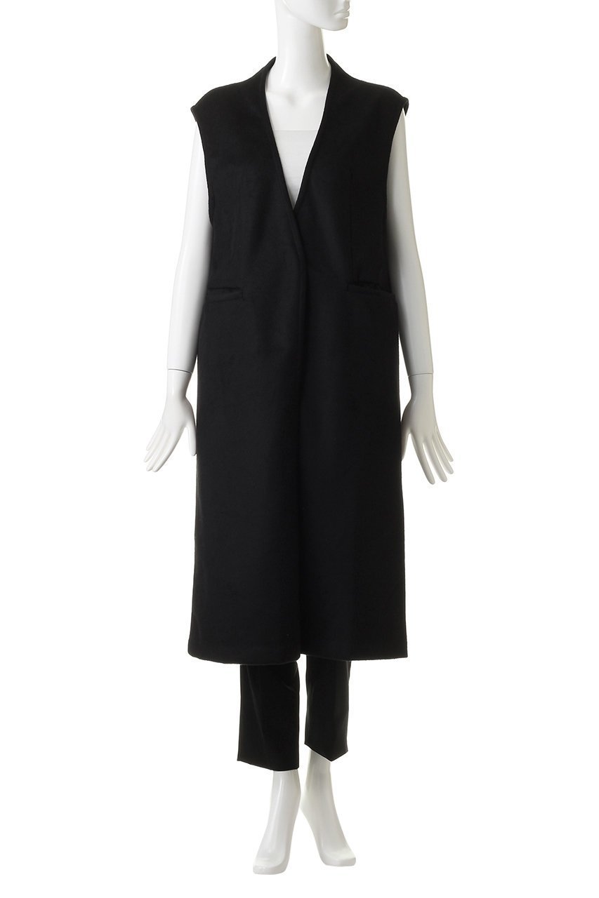 【ミディウミソリッド/MIDIUMISOLID】のロングジレ 人気、トレンドファッション・服の通販 founy(ファニー) 　ファッション　Fashion　レディースファッション　Fashion for Women　アウター　Coat / Outerwear Collection　レディースジャケット・軽アウター　Jackets　シンプル　Simple, Minimal　ジャケット　Jacket, Outerwear　ベスト　Vest, Waistcoat　エレガント 上品　Elegant　A/W・秋冬　Autumn/Winter　other-2|ID: prp329100004814733 ipo3291000000035883170