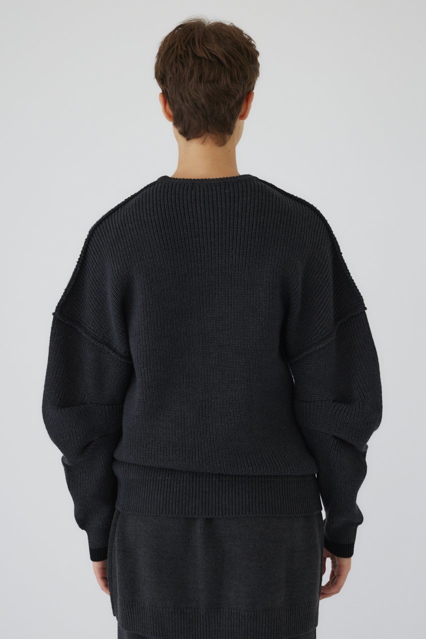 【リムアーク/RIM.ARK】の4type oversized knit tops/ニット 人気、トレンドファッション・服の通販 founy(ファニー) ファッション Fashion レディースファッション Fashion for Women トップス・カットソー Cut & Sew Tops ニット Knit Tops & Sweaters カジュアルプルオーバー・ニットトップス Pullovers & Knit Tops / Casual Pullovers おすすめ Recommended / Our Picks スリーブ Sleeve, Long Sleeve / Short Sleeve ベーシック Basic, Essential 畦 Ribbed Knit other-4|ID: prp329100004814734 ipo3291000000034970225