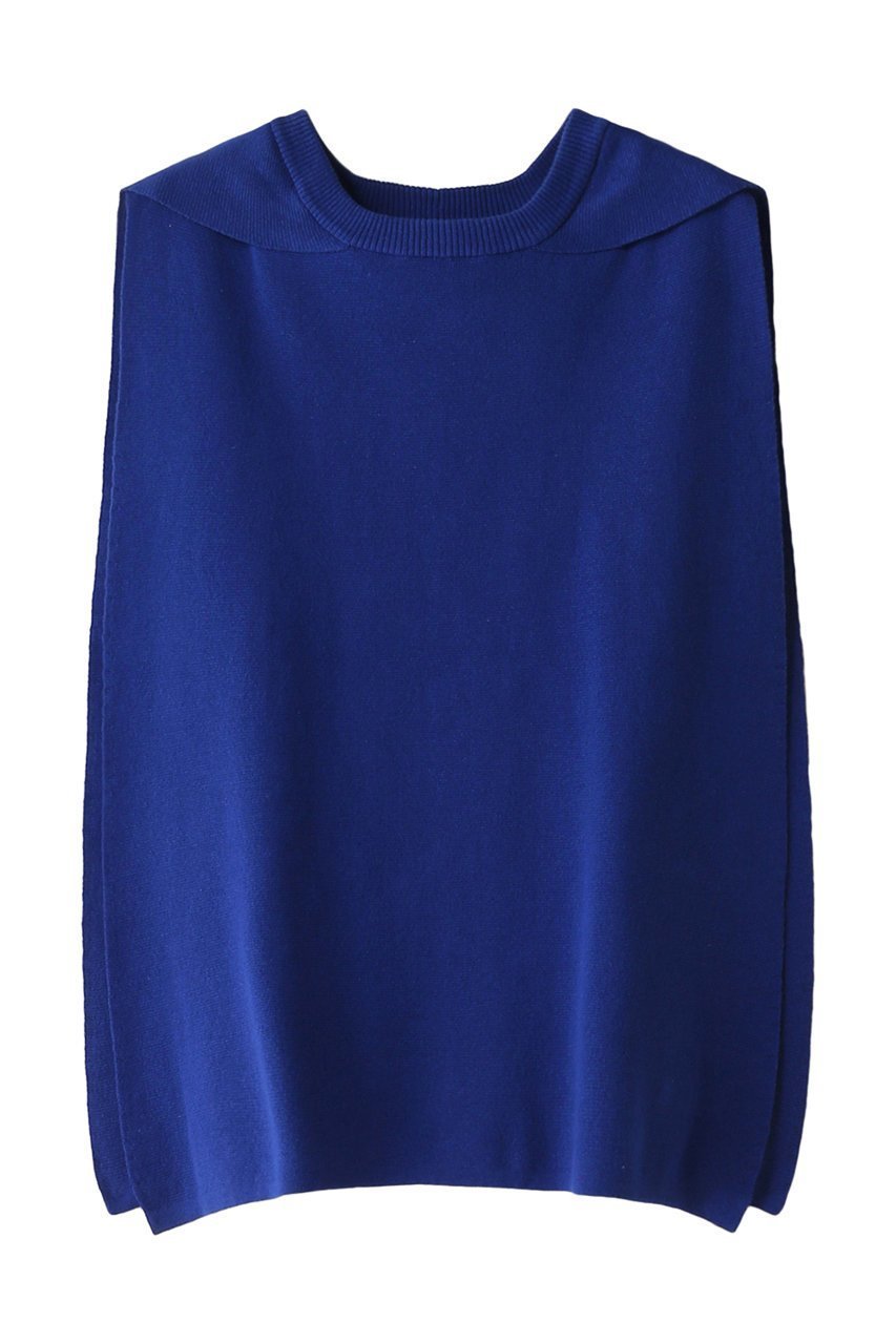 【ミディウミソリッド/MIDIUMISOLID】のaround 2way knit vest ベスト インテリア・キッズ・メンズ・レディースファッション・服の通販 founy(ファニー) ファッション Fashion レディースファッション Fashion for Women トップス・カットソー Cut & Sew Tops ニット Knit Tops & Sweaters ベスト&ジレ / 重ね着スタイル Vests & Gilets カジュアルプルオーバー・ニットトップス Pullovers & Knit Tops / Casual Pullovers シンプル Simple, Minimal スリーブ Sleeve, Long Sleeve / Short Sleeve フロント Front, Front Design ベスト Vest, Waistcoat blue|ID: prp329100004814735 ipo3291000000034970268