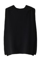 【ミディウミソリッド/MIDIUMISOLID】のaround 2way knit vest ベスト black|ID: prp329100004814735 ipo3291000000034970269