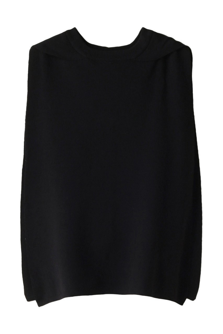 【ミディウミソリッド/MIDIUMISOLID】のaround 2way knit vest ベスト インテリア・キッズ・メンズ・レディースファッション・服の通販 founy(ファニー) ファッション Fashion レディースファッション Fashion for Women トップス・カットソー Cut & Sew Tops ニット Knit Tops & Sweaters ベスト&ジレ / 重ね着スタイル Vests & Gilets カジュアルプルオーバー・ニットトップス Pullovers & Knit Tops / Casual Pullovers シンプル Simple, Minimal スリーブ Sleeve, Long Sleeve / Short Sleeve フロント Front, Front Design ベスト Vest, Waistcoat black|ID: prp329100004814735 ipo3291000000034970269