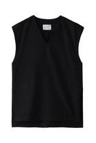 【ミディウミソリッド/MIDIUMISOLID】のwool v/neck vest ベスト black|ID: prp329100004814736 ipo3291000000034970276