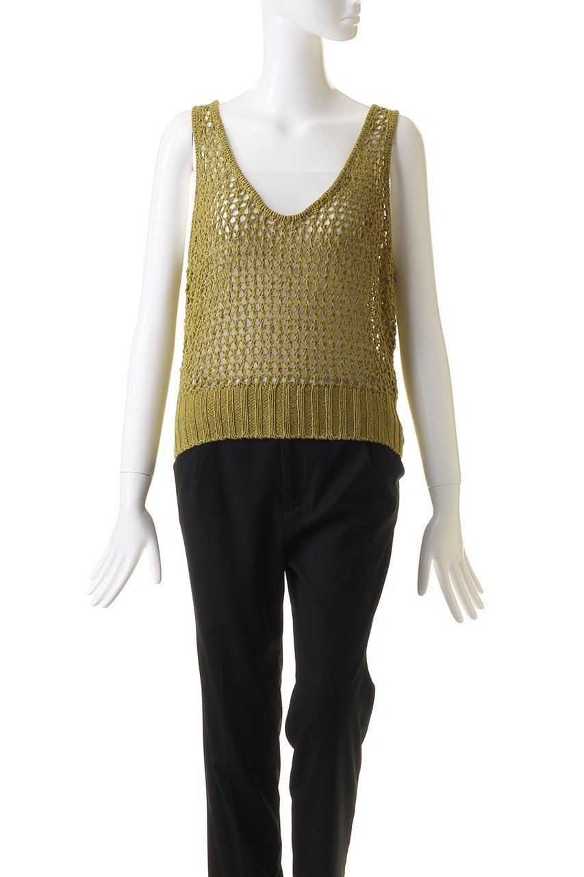 【ミディウミソリッド/MIDIUMISOLID】のmesh tight vest ベスト 人気、トレンドファッション・服の通販 founy(ファニー) 　ファッション　Fashion　レディースファッション　Fashion for Women　トップス・カットソー　Cut & Sew Tops　ニット　Knit Tops & Sweaters　ベスト&ジレ / 重ね着スタイル　Vests & Gilets　カジュアルプルオーバー・ニットトップス　Pullovers & Knit Tops / Casual Pullovers　シアー　Sheer, See-Through　ベスト　Vest, Waistcoat　メッシュ　Mesh, Net Fabric　夏　Summer　春　Spring　S/S・春夏　SS, Spring/Summer, Warm Season　other-2|ID: prp329100004814739 ipo3291000000034970311