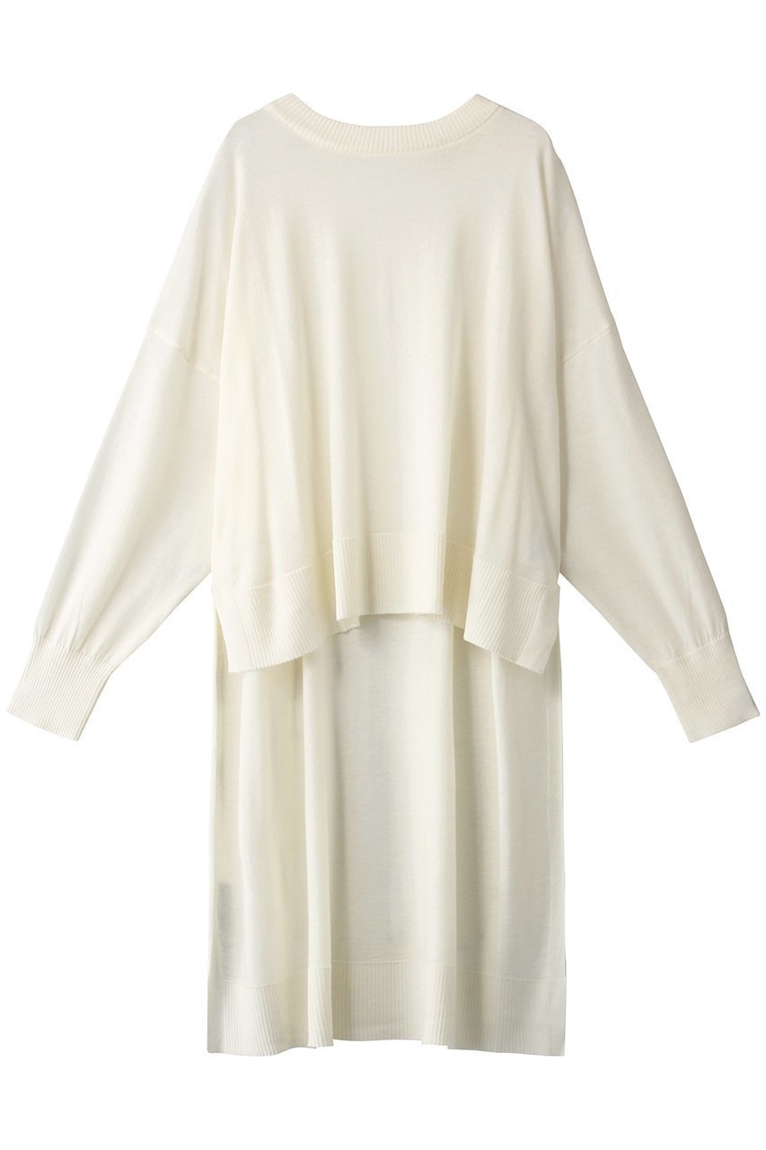 【ミディウミソリッド/MIDIUMISOLID】のcrew neck long back PO/ニットプルオーバー 人気、トレンドファッション・服の通販 founy(ファニー) 　ファッション　Fashion　レディースファッション　Fashion for Women　トップス・カットソー　Cut & Sew Tops　ニット　Knit Tops & Sweaters　カジュアルプルオーバー・ニットトップス　Pullovers & Knit Tops / Casual Pullovers　ショルダー　Shoulder, Shoulder Strap　スキニー　Skinny, Slim Fit　ドロップ　Drop Shoulder, Dropped Style　バランス　Balance, Style Balance　フロント　Front, Front Design　ボトム　Bottoms, Lower Wear　ワイド　Wide, Wide Fit　A/W・秋冬　Autumn/Winter　 other-1|ID: prp329100004814740 ipo3291000000034970315