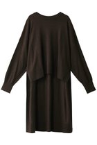 【ミディウミソリッド/MIDIUMISOLID】のcrew neck long back PO/ニットプルオーバー 人気、トレンドファッション・服の通販 founy(ファニー) ファッション Fashion レディースファッション Fashion for Women トップス・カットソー Cut & Sew Tops ニット Knit Tops & Sweaters カジュアルプルオーバー・ニットトップス Pullovers & Knit Tops / Casual Pullovers ショルダー Shoulder, Shoulder Strap スキニー Skinny, Slim Fit ドロップ Drop Shoulder, Dropped Style バランス Balance, Style Balance フロント Front, Front Design ボトム Bottoms, Lower Wear ワイド Wide, Wide Fit A/W・秋冬 Autumn/Winter thumbnail ブラウン|ID: prp329100004814740 ipo3291000000034970318