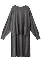 【ミディウミソリッド/MIDIUMISOLID】のcrew neck long back PO/ニットプルオーバー 人気、トレンドファッション・服の通販 founy(ファニー) ファッション Fashion レディースファッション Fashion for Women トップス・カットソー Cut & Sew Tops ニット Knit Tops & Sweaters カジュアルプルオーバー・ニットトップス Pullovers & Knit Tops / Casual Pullovers ショルダー Shoulder, Shoulder Strap スキニー Skinny, Slim Fit ドロップ Drop Shoulder, Dropped Style バランス Balance, Style Balance フロント Front, Front Design ボトム Bottoms, Lower Wear ワイド Wide, Wide Fit A/W・秋冬 Autumn/Winter thumbnail グレー|ID: prp329100004814740 ipo3291000000034970319