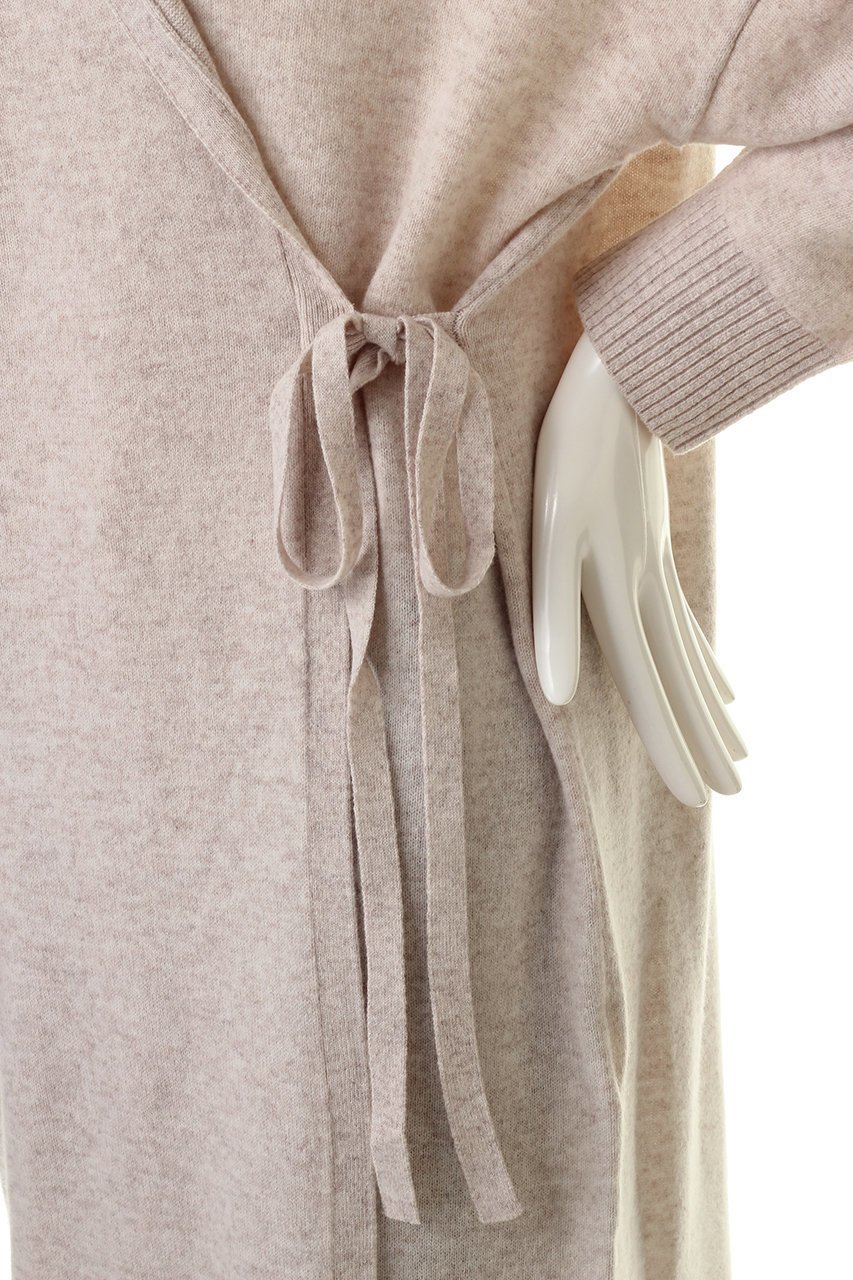 【ミディウミソリッド/MIDIUMISOLID】のhooded long CD/カーディガン 人気、トレンドファッション・服の通販 founy(ファニー) 　ファッション　Fashion　レディースファッション　Fashion for Women　トップス・カットソー　Cut & Sew Tops　ニット　Knit Tops & Sweaters　カーディガン・羽織り　Layered Style Cardigans　カーディガン　Cardigan, Knitwear　シンプル　Simple, Minimal　リボン　Ribbon, Bow　秋　Autumn　other-5|ID: prp329100004814742 ipo3291000000034970341