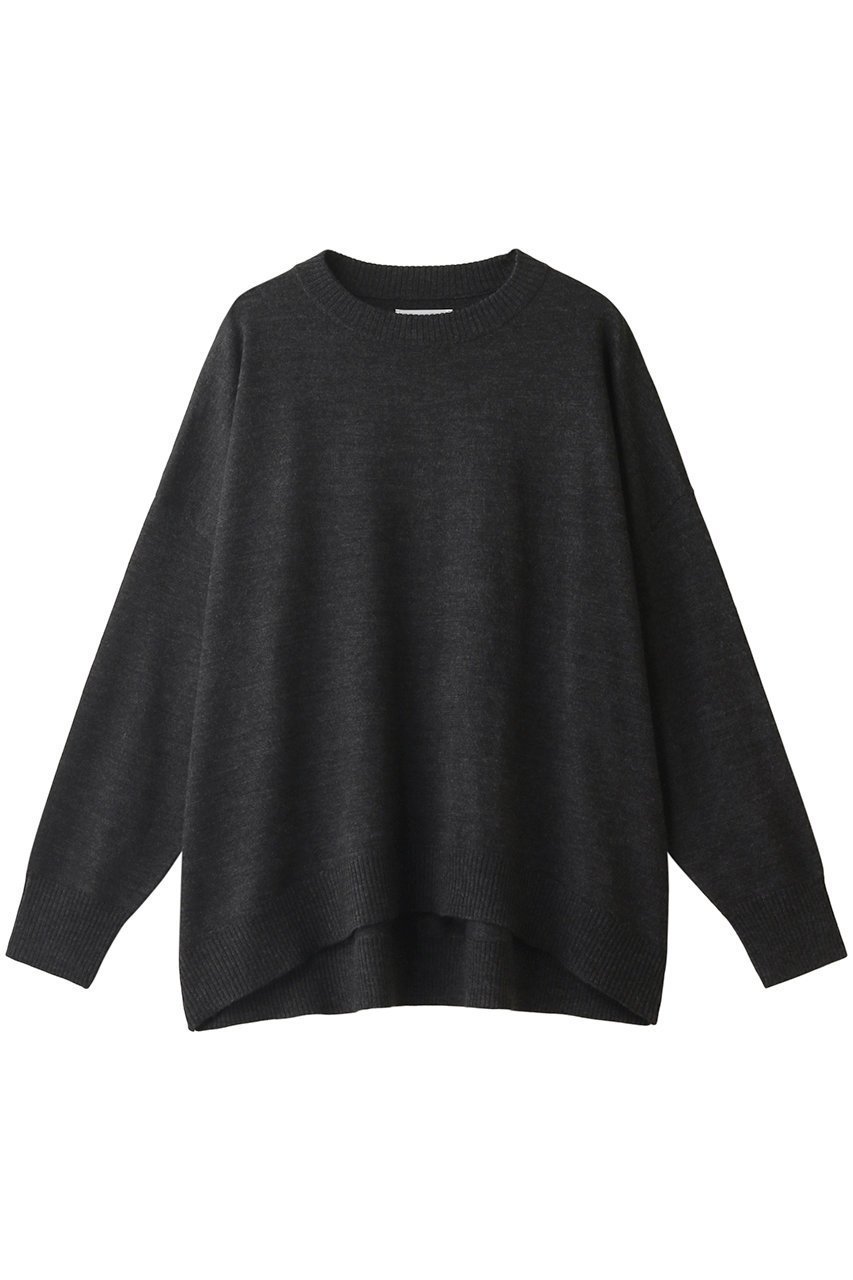 【ミディウミソリッド/MIDIUMISOLID】のcrew neck PO/プルオーバー 人気、トレンドファッション・服の通販 founy(ファニー) 　ファッション　Fashion　レディースファッション　Fashion for Women　トップス・カットソー　Cut & Sew Tops　ニット　Knit Tops & Sweaters　カジュアルプルオーバー・ニットトップス　Pullovers & Knit Tops / Casual Pullovers　シンプル　Simple, Minimal　メランジ　Melange, Mixed Yarn　 other-1|ID: prp329100004814743 ipo3291000000034970342