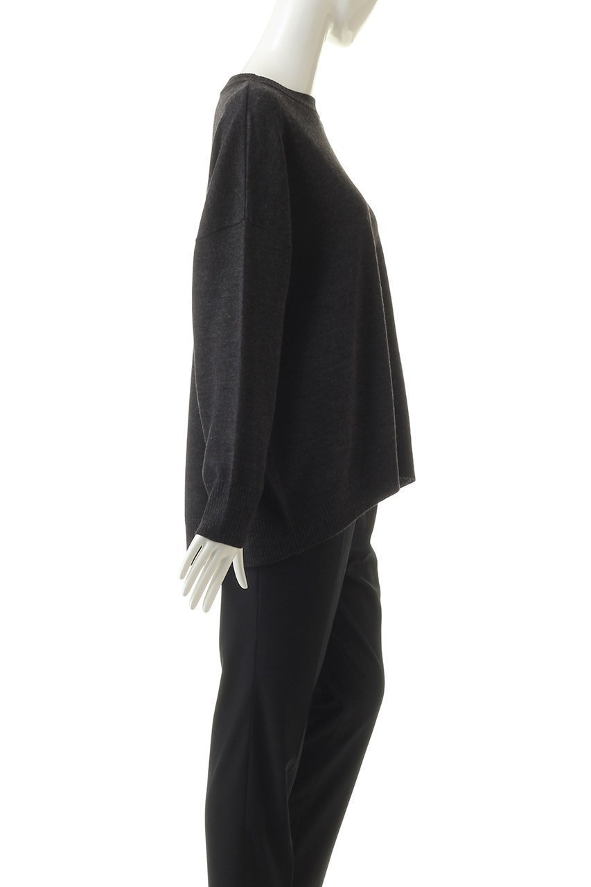 【ミディウミソリッド/MIDIUMISOLID】のcrew neck PO/プルオーバー 人気、トレンドファッション・服の通販 founy(ファニー) 　ファッション　Fashion　レディースファッション　Fashion for Women　トップス・カットソー　Cut & Sew Tops　ニット　Knit Tops & Sweaters　カジュアルプルオーバー・ニットトップス　Pullovers & Knit Tops / Casual Pullovers　シンプル　Simple, Minimal　メランジ　Melange, Mixed Yarn　other-3|ID: prp329100004814743 ipo3291000000034970346