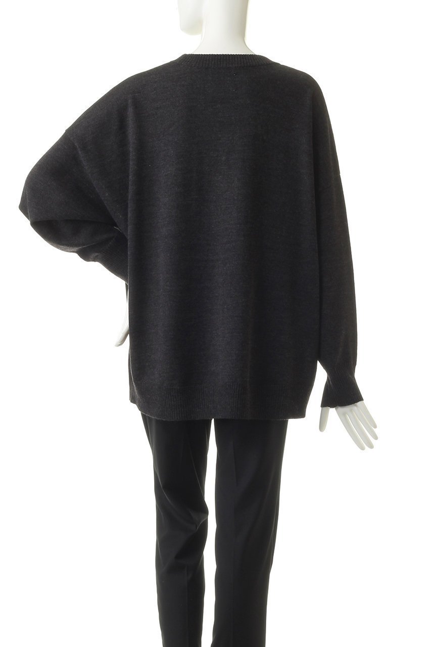 【ミディウミソリッド/MIDIUMISOLID】のcrew neck PO/プルオーバー 人気、トレンドファッション・服の通販 founy(ファニー) 　ファッション　Fashion　レディースファッション　Fashion for Women　トップス・カットソー　Cut & Sew Tops　ニット　Knit Tops & Sweaters　カジュアルプルオーバー・ニットトップス　Pullovers & Knit Tops / Casual Pullovers　シンプル　Simple, Minimal　メランジ　Melange, Mixed Yarn　other-4|ID: prp329100004814743 ipo3291000000035783141