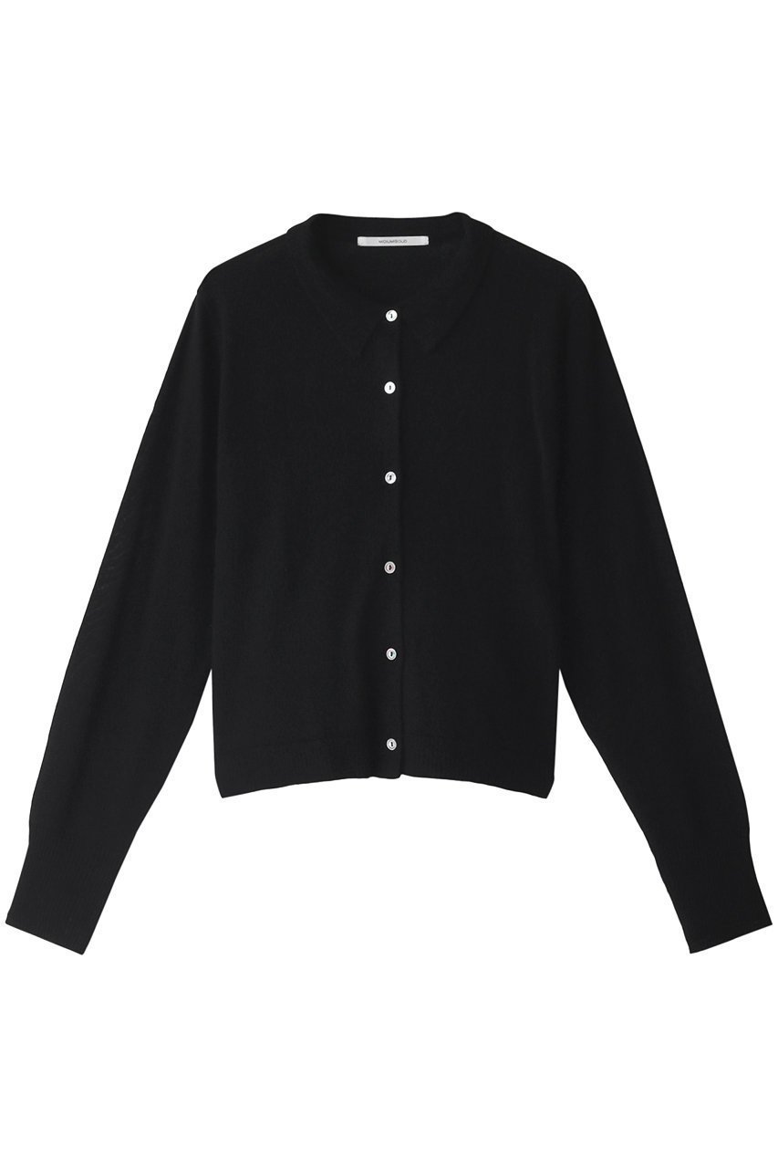 【ミディウミソリッド/MIDIUMISOLID】のパフスリーブニットカーディガン 人気、トレンドファッション・服の通販 founy(ファニー) 　ファッション　Fashion　レディースファッション　Fashion for Women　トップス・カットソー　Cut & Sew Tops　ニット　Knit Tops & Sweaters　カーディガン・羽織り　Layered Style Cardigans　カーディガン　Cardigan, Knitwear　シアー　Sheer, See-Through　シンプル　Simple, Minimal　フェミニン　Feminine, Girly　 other-1|ID: prp329100004814746 ipo3291000000035883198