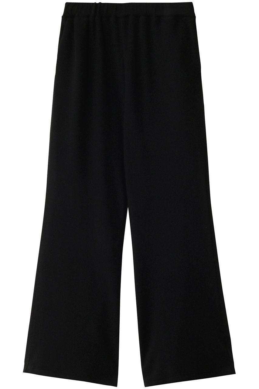 【ミディウミソリッド/MIDIUMISOLID】のrib flare PT パンツ インテリア・キッズ・メンズ・レディースファッション・服の通販 founy(ファニー) 　ファッション　Fashion　レディースファッション　Fashion for Women　パンツ　Pants & Trousers　おすすめ　Recommended / Our Picks　アクリル　Acrylic Material　セットアップ　Set-Up, Coordinated Outfit　フレア　Flare, Flared　A/W・秋冬　Autumn/Winter　black|ID: prp329100004814750 ipo3291000000035944305