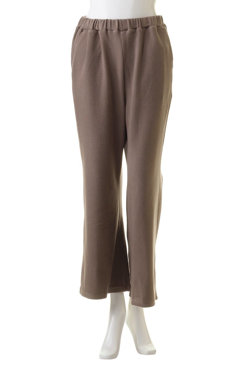 【ミディウミソリッド/MIDIUMISOLID】のrib flare PT パンツ 人気、トレンドファッション・服の通販 founy(ファニー) 　ファッション　Fashion　レディースファッション　Fashion for Women　パンツ　Pants & Trousers　おすすめ　Recommended / Our Picks　アクリル　Acrylic Material　セットアップ　Set-Up, Coordinated Outfit　フレア　Flare, Flared　A/W・秋冬　Autumn/Winter　other-2|ID: prp329100004814750 ipo3291000000035944306