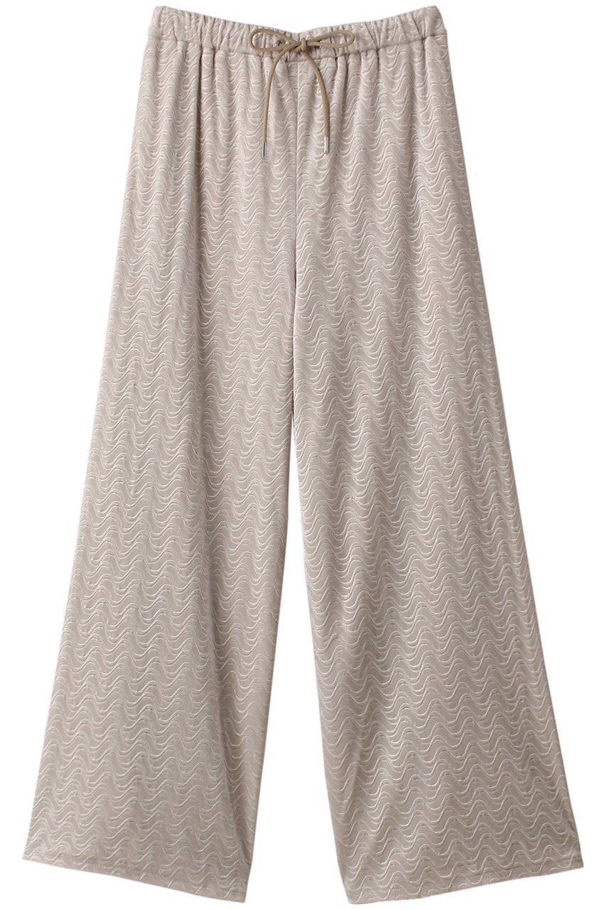 【ミディウミソリッド/MIDIUMISOLID】のピンティングベロアワイドパンツ インテリア・キッズ・メンズ・レディースファッション・服の通販 founy(ファニー) ファッション Fashion レディースファッション Fashion for Women パンツ Pants & Trousers おすすめ Recommended / Our Picks ウェーブ Wavy Pattern セットアップ Set-Up, Coordinated Outfit ブルゾン Blouson, Bomber Jacket ベロア Velour, Soft Velvet ベージュ|ID: prp329100004814752 ipo3291000000034970601