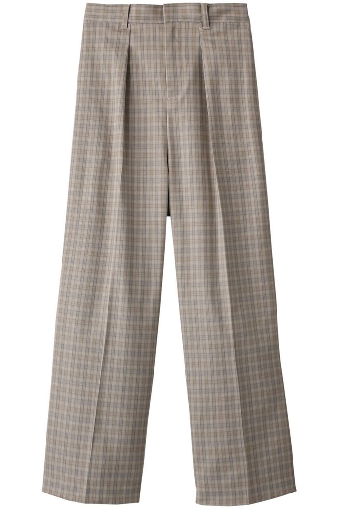 【ミディウミソリッド/MIDIUMISOLID】のセンタープレスストレートパンツ(チェック) インテリア・キッズ・メンズ・レディースファッション・服の通販 founy(ファニー) https://founy.com/ ファッション Fashion レディースファッション Fashion for Women パンツ Pants & Trousers なめらか Smooth, Silky Texture ストレート Straight, Straight Cut チェック Check, Plaid, Tartan ロング Long, Long-Length エレガント 上品 Elegant 人気 Popular, Best Seller |ID: prp329100004814757 ipo3291000000034970638