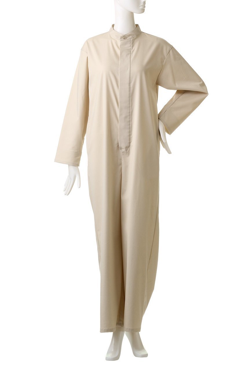【ミディウミソリッド/MIDIUMISOLID】のno collar jumpsuit ジャンプスーツ 人気、トレンドファッション・服の通販 founy(ファニー) 　ファッション　Fashion　レディースファッション　Fashion for Women　パンツ　Pants & Trousers　シンプル　Simple, Minimal　スリーブ　Sleeve, Long Sleeve / Short Sleeve　スーツ　Suit, Formalwear　ロング　Long, Long-Length　other-2|ID: prp329100004814758 ipo3291000000034970656