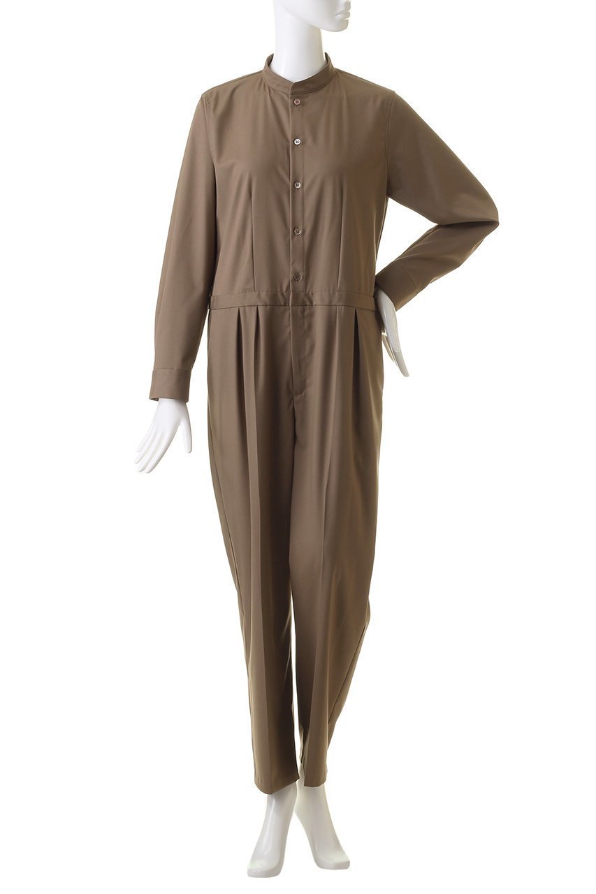 【ミディウミソリッド/MIDIUMISOLID】のjumpsuit ジャンプスーツ 人気、トレンドファッション・服の通販 founy(ファニー) 　ファッション　Fashion　レディースファッション　Fashion for Women　パンツ　Pants & Trousers　アクセサリー　Fashion Accessories　スタンド　Stand Collar, Upright Stand　スーツ　Suit, Formalwear　フロント　Front, Front Design　マニッシュ　Mannish, Boyish　ロング　Long, Long-Length　other-2|ID: prp329100004814759 ipo3291000000034970670