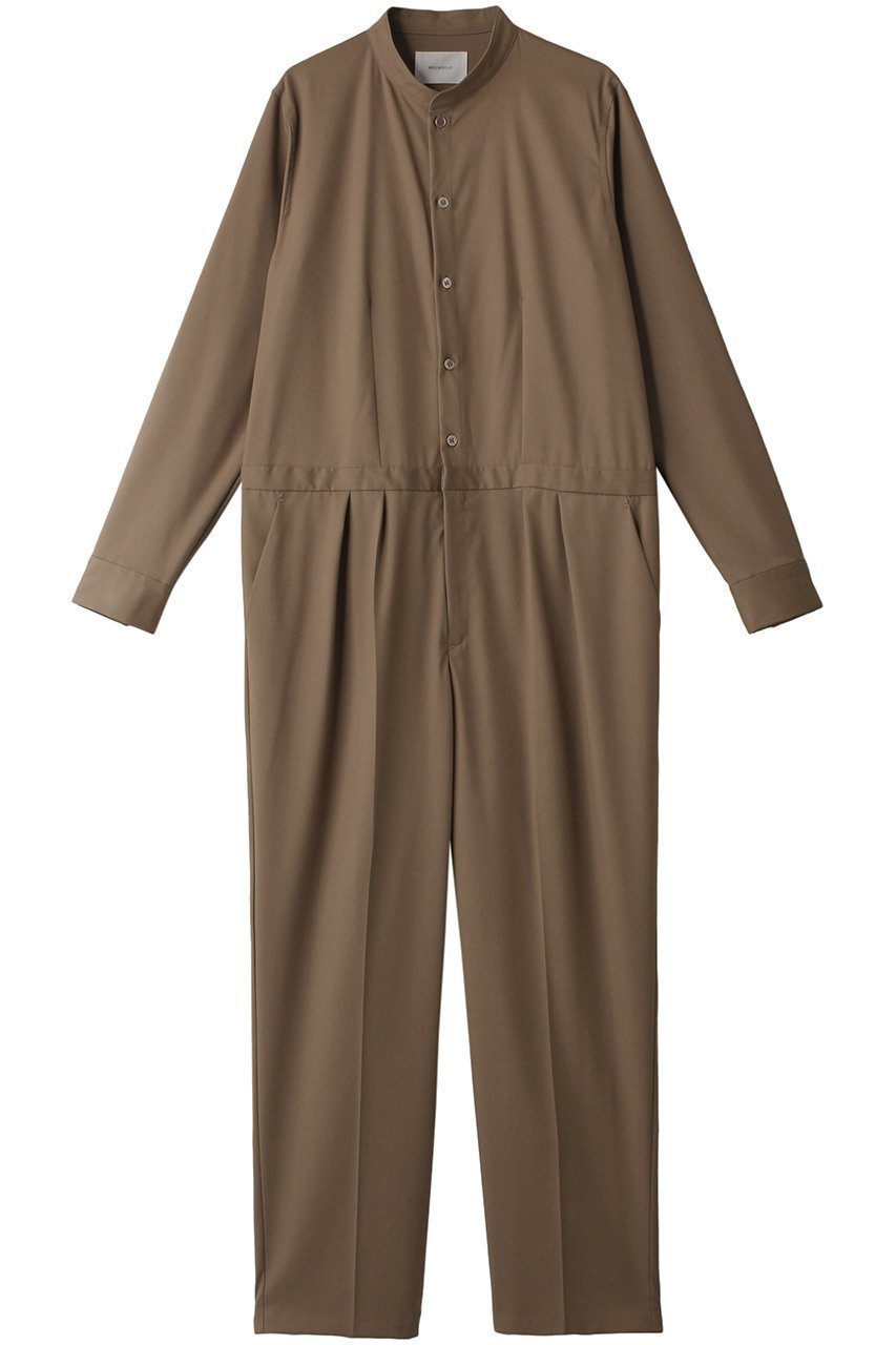 【ミディウミソリッド/MIDIUMISOLID】のjumpsuit ジャンプスーツ インテリア・キッズ・メンズ・レディースファッション・服の通販 founy(ファニー) ファッション Fashion レディースファッション Fashion for Women パンツ Pants & Trousers アクセサリー Fashion Accessories スタンド Stand Collar, Upright Stand スーツ Suit, Formalwear フロント Front, Front Design マニッシュ Mannish, Boyish ロング Long, Long-Length khaki|ID: prp329100004814759 ipo3291000000035883236
