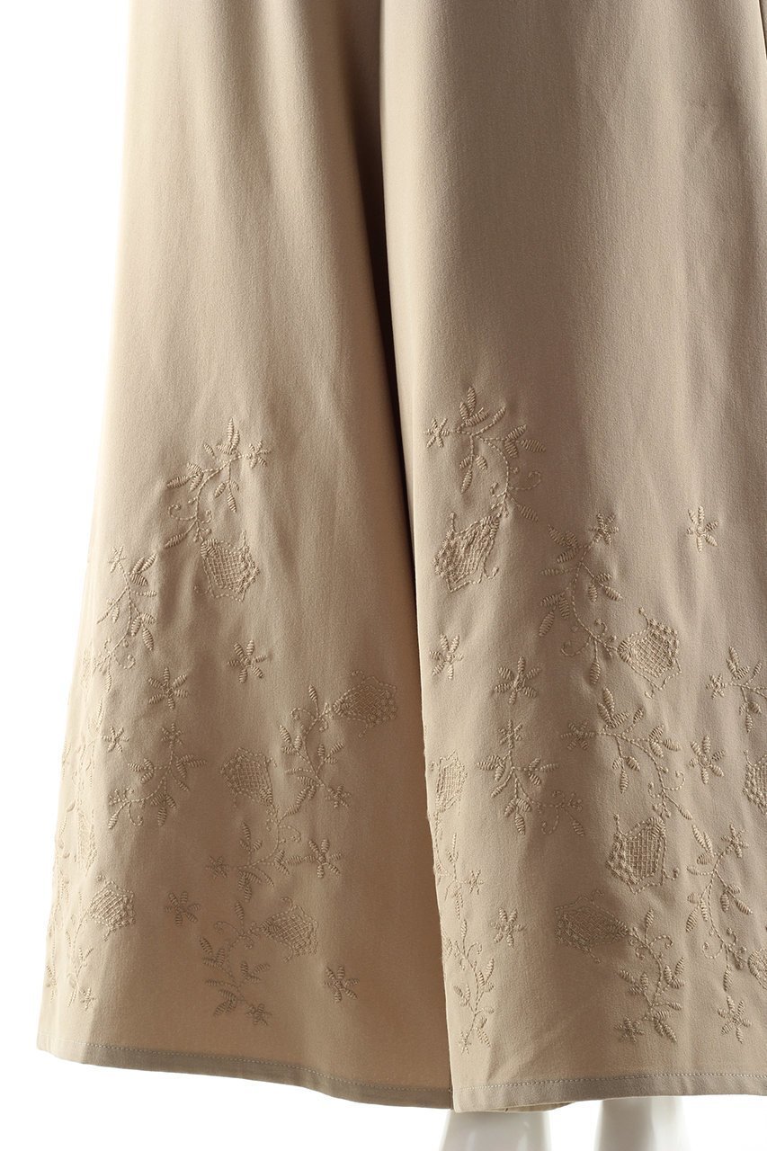 【ミディウミソリッド/MIDIUMISOLID】のエンブロイダリーイージーパンツ 人気、トレンドファッション・服の通販 founy(ファニー) 　ファッション　Fashion　レディースファッション　Fashion for Women　パンツ　Pants & Trousers　なめらか　Smooth, Silky Texture　トレンド　Trend, Trending Now　フォルム　Silhouette, Form　ボトム　Bottoms, Lower Wear　リボン　Ribbon, Bow　ルーズ　Loose, Oversized　ワイド　Wide, Wide Fit　other-5|ID: prp329100004814760 ipo3291000000034970680