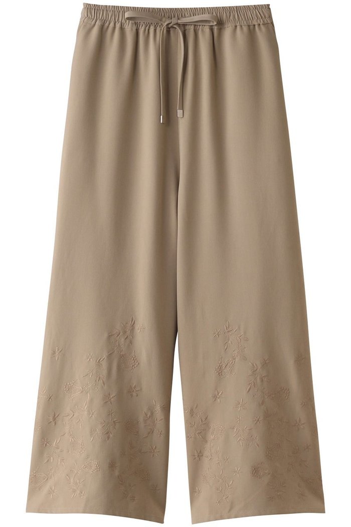 【ミディウミソリッド/MIDIUMISOLID】のエンブロイダリーイージーパンツ インテリア・キッズ・メンズ・レディースファッション・服の通販 founy(ファニー) https://founy.com/ ファッション Fashion レディースファッション Fashion for Women パンツ Pants & Trousers なめらか Smooth, Silky Texture トレンド Trend, Trending Now フォルム Silhouette, Form ボトム Bottoms, Lower Wear リボン Ribbon, Bow ルーズ Loose, Oversized ワイド Wide, Wide Fit |ID: prp329100004814760 ipo3291000000035511089