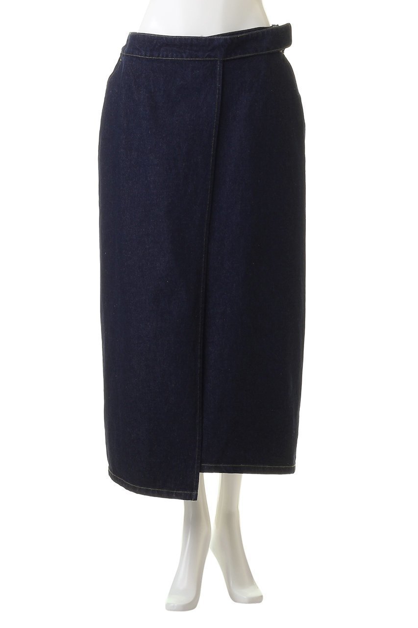 【ミディウミソリッド/MIDIUMISOLID】のdenim wrap SK スカート 人気、トレンドファッション・服の通販 founy(ファニー) 　ファッション　Fashion　レディースファッション　Fashion for Women　スカート　Skirts　ロングスカート　Long Skirts / Maxi & Midi Skirts　ロング　Long, Long-Length　エレガント 上品　Elegant　other-2|ID: prp329100004814769 ipo3291000000034970873