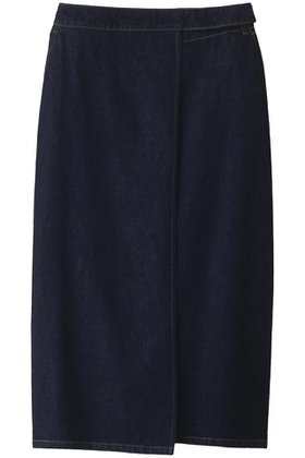 【ミディウミソリッド/MIDIUMISOLID】 denim wrap SK スカート人気、トレンドファッション・服の通販 founy(ファニー) ファッション Fashion レディースファッション Fashion for Women スカート Skirts ロングスカート Long Skirts / Maxi & Midi Skirts ロング Long, Long-Length エレガント 上品 Elegant |ID:prp329100004814769