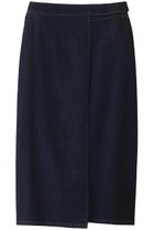 【ミディウミソリッド/MIDIUMISOLID】のdenim wrap SK スカート 人気、トレンドファッション・服の通販 founy(ファニー) ファッション Fashion レディースファッション Fashion for Women スカート Skirts ロングスカート Long Skirts / Maxi & Midi Skirts ロング Long, Long-Length エレガント 上品 Elegant thumbnail ネイビー|ID: prp329100004814769 ipo3291000000035944334