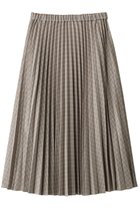 【ミディウミソリッド/MIDIUMISOLID】のプリーツスカート(チェック) ベージュ|ID: prp329100004814772 ipo3291000000034970893