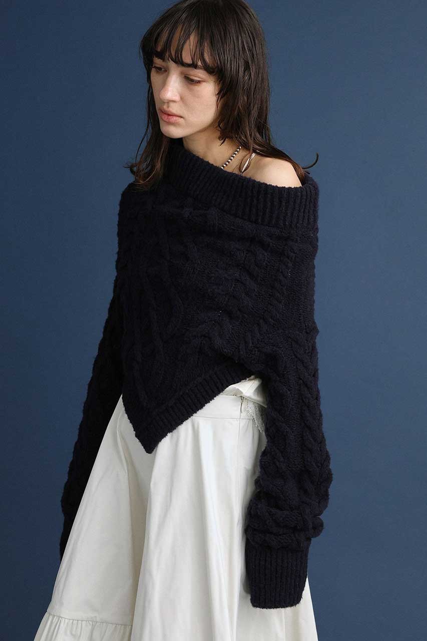 【ブリル/BRILL】の5WAY アランニット 人気、トレンドファッション・服の通販 founy(ファニー) 　ファッション　Fashion　レディースファッション　Fashion for Women　トップス・カットソー　Cut & Sew Tops　ニット　Knit Tops & Sweaters　カジュアルプルオーバー・ニットトップス　Pullovers & Knit Tops / Casual Pullovers　ショート　Short, Short Length　ビスチェ　Bustier, Corset Top　再入荷　Restock / Back in Stock　other-3|ID: prp329100004814774 ipo3291000000034970947