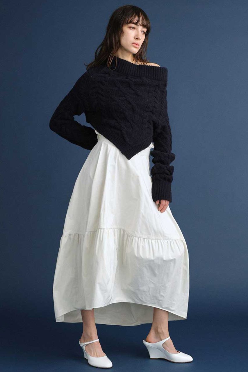 【ブリル/BRILL】の5WAY アランニット 人気、トレンドファッション・服の通販 founy(ファニー) 　ファッション　Fashion　レディースファッション　Fashion for Women　トップス・カットソー　Cut & Sew Tops　ニット　Knit Tops & Sweaters　カジュアルプルオーバー・ニットトップス　Pullovers & Knit Tops / Casual Pullovers　ショート　Short, Short Length　ビスチェ　Bustier, Corset Top　再入荷　Restock / Back in Stock　other-7|ID: prp329100004814774 ipo3291000000034970951