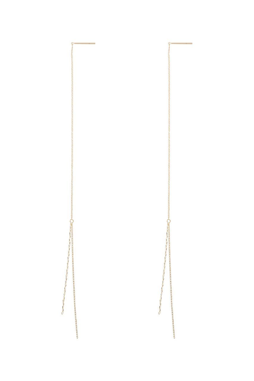 【プルミエ アロンディスモン/1er Arrondissement】の【wePERM】Duo ピアス(両耳) インテリア・キッズ・メンズ・レディースファッション・服の通販 founy(ファニー) ファッション Fashion レディースファッション Fashion for Women ジュエリー Jewelry ファッションリング Fashion Rings イヤリング・フープ・ドロップタイプ Hoop, Drop & Clip Earrings 2026年 2026 イヤリング Earrings シンプル Simple, Minimal ジュエリー Jewelry, Accessories チェーン Chain, Chain Strap ロング Long, Long-Length エレガント 上品 Elegant 夏 Summer 春 Spring S/S・春夏 SS, Spring/Summer, Warm Season ゴールド|ID: prp329100004815809 ipo3291000000034979147