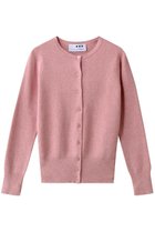 【スリー ドッツ/three dots】のコットンメランジ カーディガン レッドメランジ|ID: prp329100004815810 ipo3291000000036187685