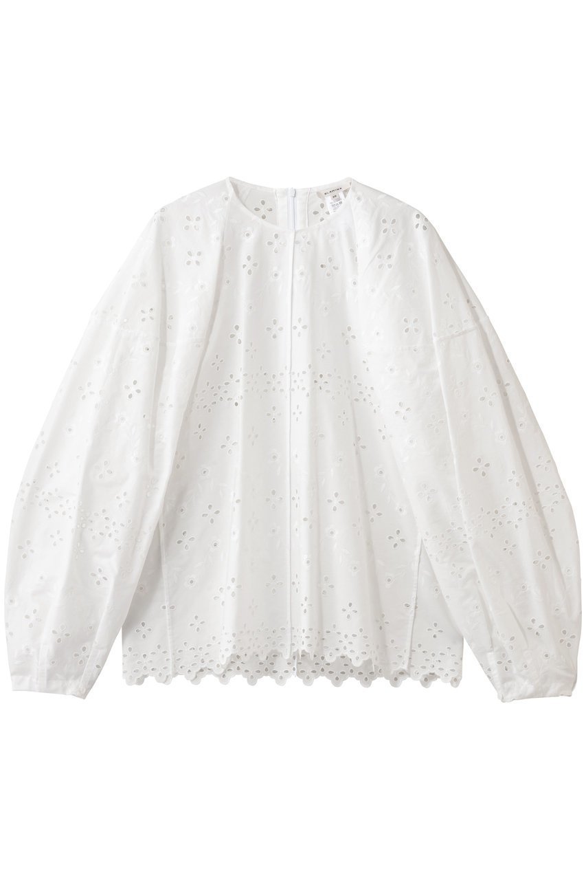 【ブラミンク/BLAMINK】のエンブロイダリーボリュームスリーブブラウス 人気、トレンドファッション・服の通販 founy(ファニー) 　ファッション　Fashion　レディースファッション　Fashion for Women　トップス・カットソー　Cut & Sew Tops　シャツ・ブラウス・オフィスカジュアル　Elegant Blouses & Button-Ups　ボリューム袖・フリルスリーブブラウス　Voluminous & Ruffle Sleeves / Puffy Sleeve Tops　シンプル　Simple, Minimal　スリーブ　Sleeve, Long Sleeve / Short Sleeve　センター　Center, Center Line　フェミニン　Feminine, Girly　フレア　Flare, Flared　ロング　Long, Long-Length　 other-1|ID: prp329100004815814 ipo3291000000036187705