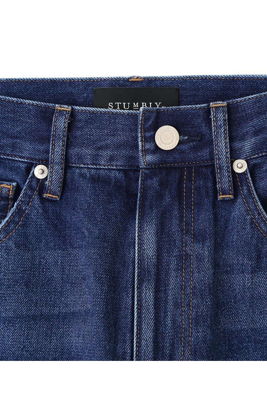 【ヒューエルミュージアム/hueLe Museum】の【STUMBLY】Side Panel Denim 人気、トレンドファッション・服の通販 founy(ファニー) 　ファッション　Fashion　レディースファッション　Fashion for Women　パンツ　Pants & Trousers　デニムパンツ・ジーンズ・美脚デニム　Denim Jeans & Pants　デニム　Denim, Jeans Material　フレア　Flare, Flared　ベーシック　Basic, Essential　ポケット　Pocket, Pocket Detail　エレガント 上品　Elegant　新作・新入荷　New Arrivals / New In　other-3|ID: prp329100004815815 ipo3291000000034979191