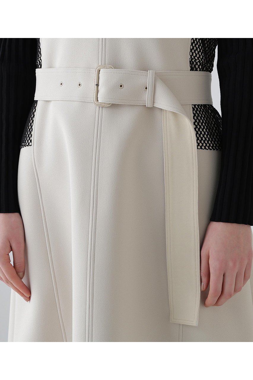 【アドーア/ADORE】のバイカラーボンディングワンピース 人気、トレンドファッション・服の通販 founy(ファニー) 　ファッション　Fashion　レディースファッション　Fashion for Women　ワンピース　Dresses　チュニック　Tunic Tops & Dresses　チュニック　Tunic, Long Top　フォルム　Silhouette, Form　ボンディング　Bonding, Bonded Fabric　メッシュ　Mesh, Net Fabric　ロング　Long, Long-Length　新作・新入荷　New Arrivals / New In　other-8|ID: prp329100004815816 ipo3291000000034979206