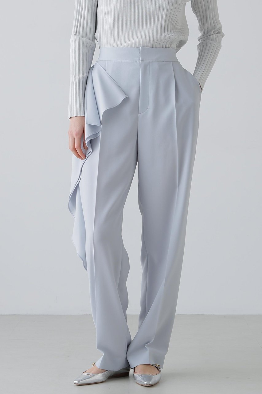 【アドーア/ADORE】のバックサテンジョーゼットパンツ 人気、トレンドファッション・服の通販 founy(ファニー) 　ファッション　Fashion　レディースファッション　Fashion for Women　パンツ　Pants & Trousers　バッグ　Bags　アシンメトリー　Asymmetrical Style　サテン　Satin, Glossy Fabric　ジョーゼット　Georgette, Semi-Sheer Fabric　ストレッチ　Stretch, Stretchy Fabric　エレガント 上品　Elegant　新作・新入荷　New Arrivals / New In　other-3|ID: prp329100004815818 ipo3291000000034979215