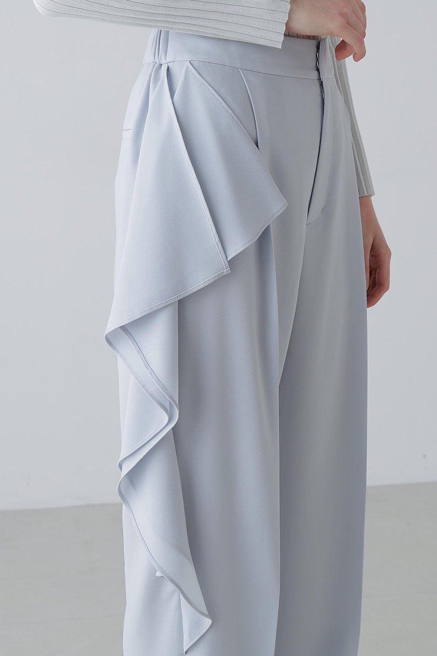 【アドーア/ADORE】のバックサテンジョーゼットパンツ 人気、トレンドファッション・服の通販 founy(ファニー) 　ファッション　Fashion　レディースファッション　Fashion for Women　パンツ　Pants & Trousers　バッグ　Bags　アシンメトリー　Asymmetrical Style　サテン　Satin, Glossy Fabric　ジョーゼット　Georgette, Semi-Sheer Fabric　ストレッチ　Stretch, Stretchy Fabric　エレガント 上品　Elegant　新作・新入荷　New Arrivals / New In　other-8|ID: prp329100004815818 ipo3291000000034979220