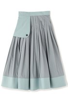 【アドーア/ADORE】のパウダータフタスカート 人気、トレンドファッション・服の通販 founy(ファニー) ファッション Fashion レディースファッション Fashion for Women スカート Skirts ロングスカート Long Skirts / Maxi & Midi Skirts タフタ Taffeta, Structured Fabric フェミニン Feminine, Girly ヨーク Yoke, Yoke Design ロング Long, Long-Length 新作・新入荷 New Arrivals / New In thumbnail グリーン|ID: prp329100004815822 ipo3291000000034979247