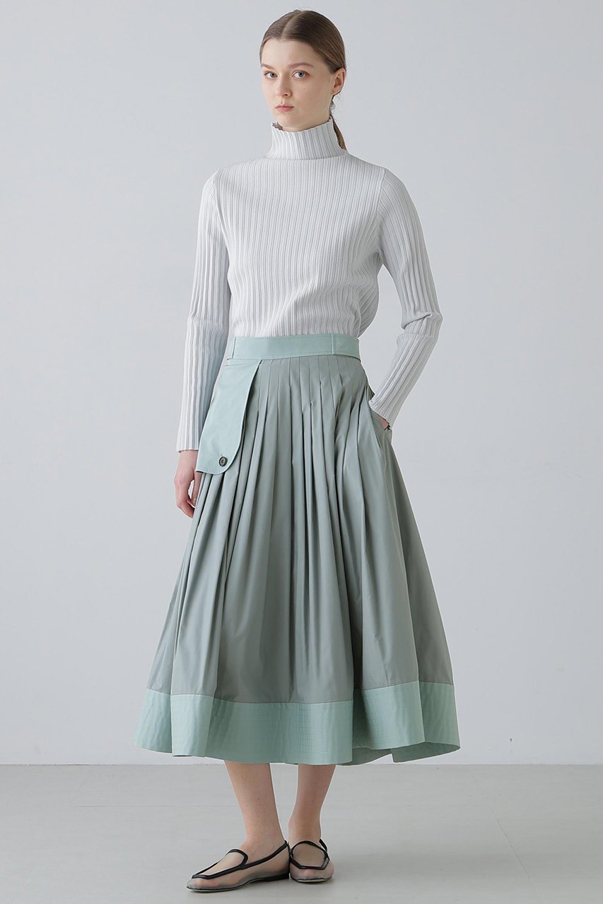 【アドーア/ADORE】のパウダータフタスカート 人気、トレンドファッション・服の通販 founy(ファニー) 　ファッション　Fashion　レディースファッション　Fashion for Women　スカート　Skirts　ロングスカート　Long Skirts / Maxi & Midi Skirts　タフタ　Taffeta, Structured Fabric　フェミニン　Feminine, Girly　ヨーク　Yoke, Yoke Design　ロング　Long, Long-Length　新作・新入荷　New Arrivals / New In　other-2|ID: prp329100004815822 ipo3291000000034979248